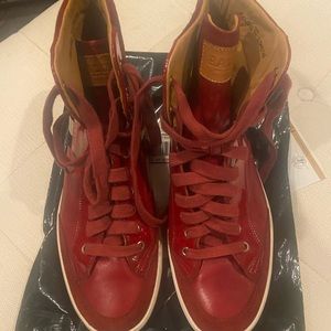 No Box!!!  Bally brick color boots